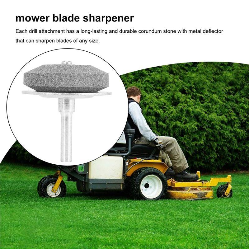 M-Modern-Lawn Mowers Blade Sharpener Tool Drill Attachment Sharpening Kit Lawnmower Blades Sharpener For Power And Hand Drill