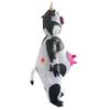 Cute Cow Inflatable Costume for Parties or Gatherings – Fun Boba Cow Walking Outfit with Makeup Props