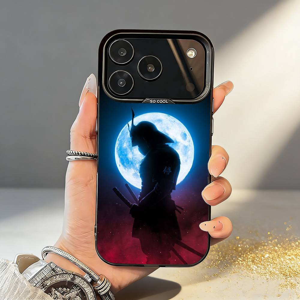 Japanska serier Vagabond Samurai Telefonfodral För iPhone17,16,15,14,13,12,11,Pro,MAX Vit Matt Stötsäker Fodral