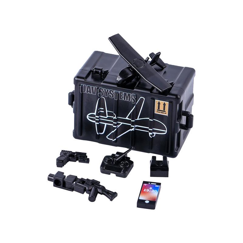 MOC WW2 Military Oil Barrel Weapons Box Building Block Set War Scene Accessories Bullet Motorcycle Sandbag Block Bricks Toys  Playsets