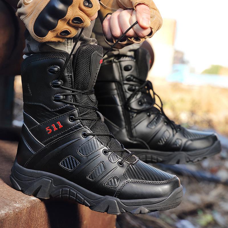 

New independent station large size boots high top outdoor boots military boots 39