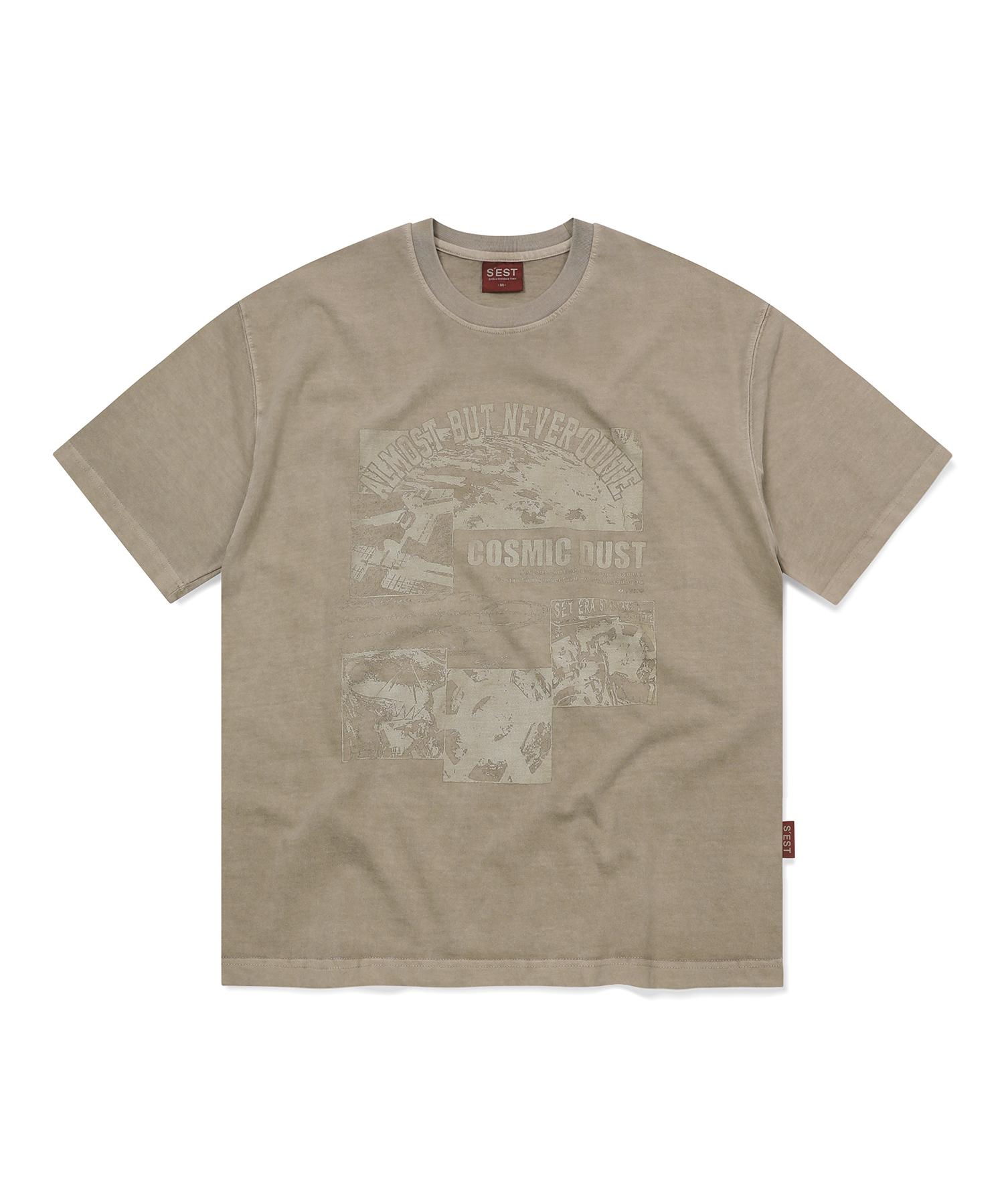Siest Cosmic Dust Pigment T-Shirts Beige S