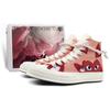 X CDG Play Chuck Taylor All Star 1970s High Top Canvas Shoes Unisex Pink 150205C(Team142-BOX)
