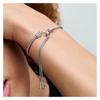 Pandora Moments slide studs 925 silver bracelet women's silver 593090C00-2