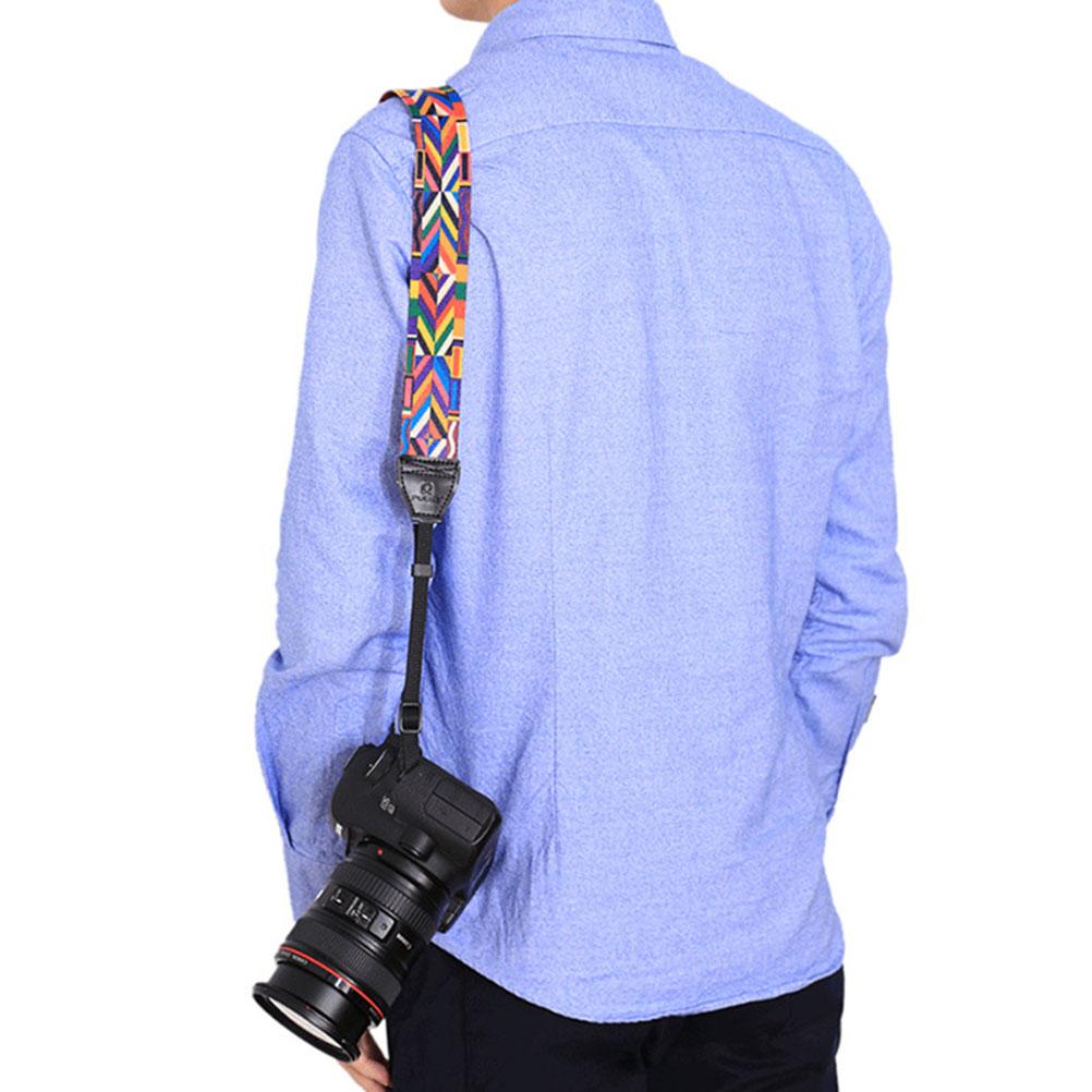 Camera Strap Printed Pattern Camera Sling Strap with Quick Release Buckles