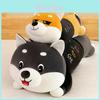 Adorável Almofada Brinquedo Husky Grande de Pelúcia Em Material Macio de Pelúcia Curta Para Conforto Aconchegante