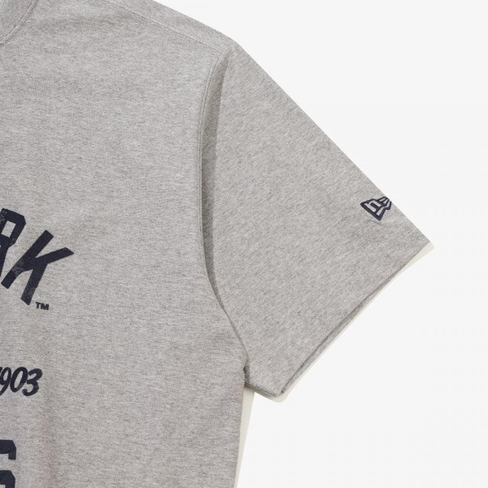 New Era Mlb New York Yankees T shirT heaTher Gray 15147502