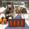 Chair Heating Pad 5V USB Heated Camping Chair Seat Pad Heater Warmer Waterproof For Students Camping Outdoor Wheelchairs Back