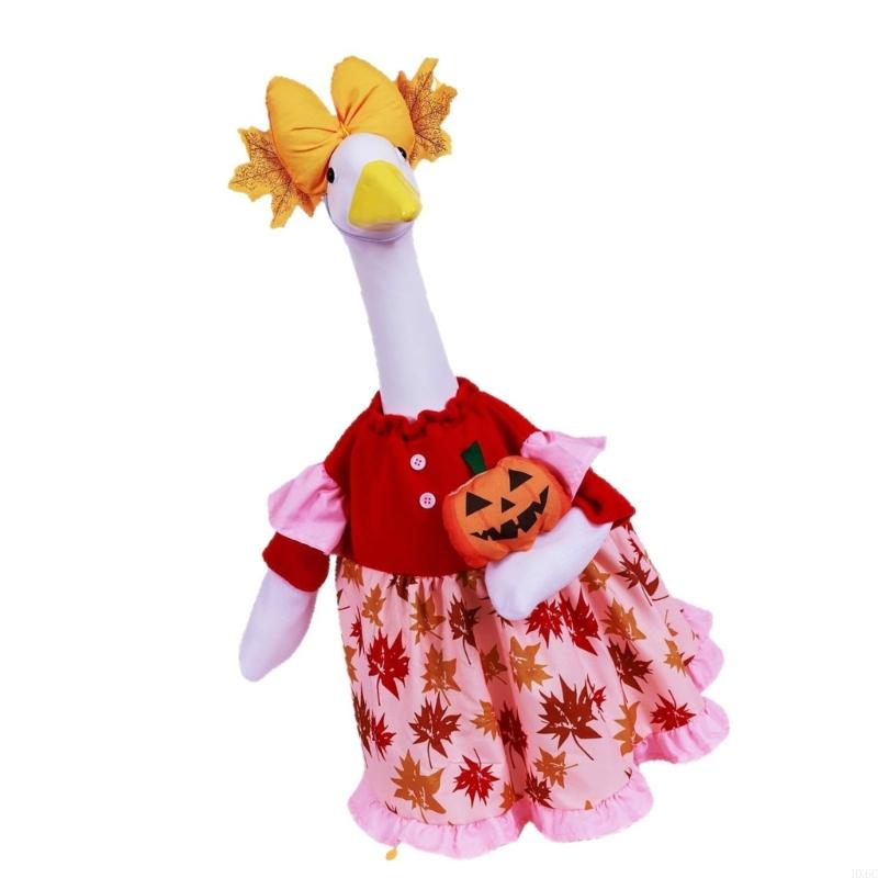 Halloween Geese Outfit Soft Decorative Piece For Autumn Yard Display HX6C