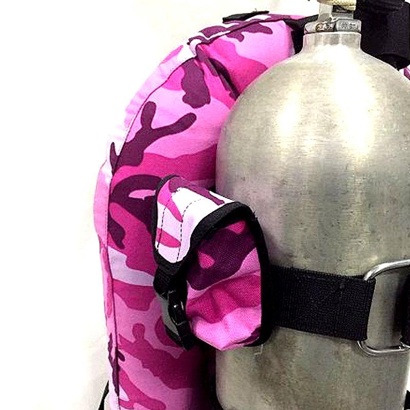 Husă de buzunar din nailon pentru scufundări, cu contragreutăți, cu catarame cu eliberare rapidă, pentru balast, pentru scufundări în epave, peșteră