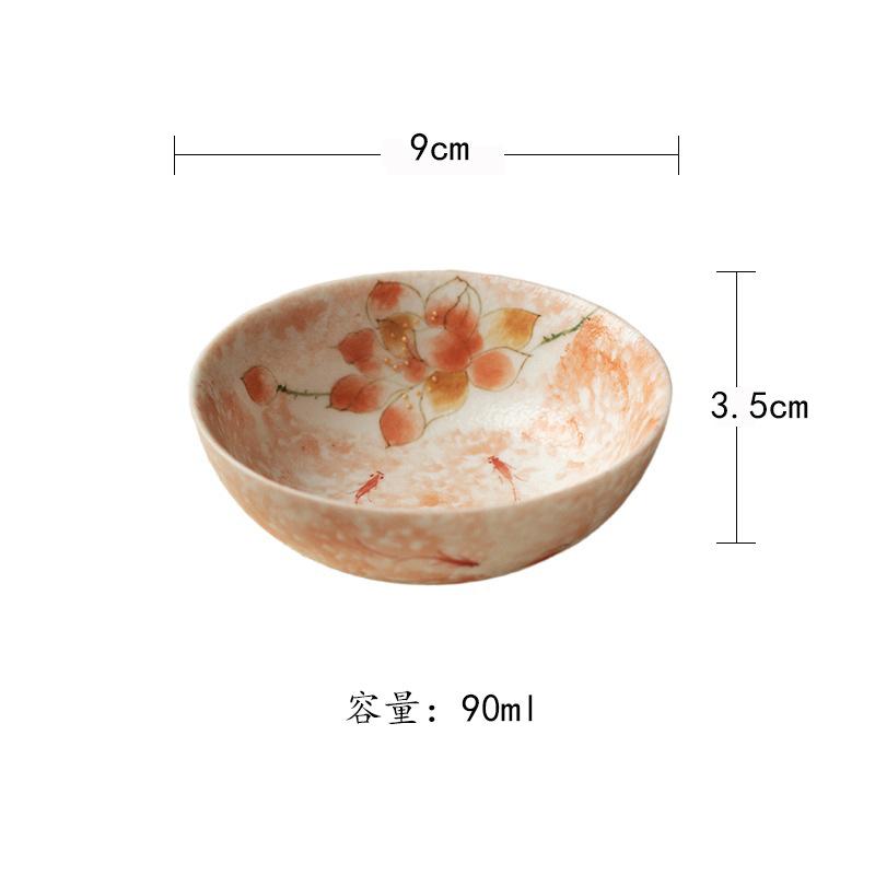 

90ml Hand-painted Magnolia Teacup Traditional Tea Bowl Tea Cup Set Tea-tasting Personal Cup Jianzhan Master Cups Cha Ornaments As Your Choose