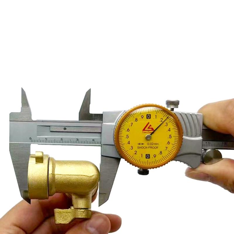 2 In 1 Angled Tap Connector 3/4 Rotating Brass Hose Adapter Convenient Water System Replacement Outdoor Tap Connector