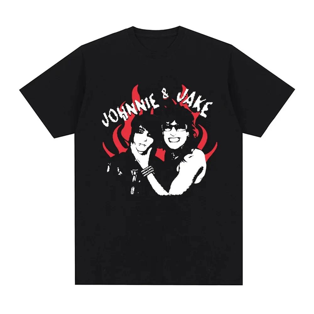 Jake Webber Johnnie Guilbert T Shirts Men Women Clothing Fashion Vintage Tshirt Oversized Short Sleeve Tshirts S