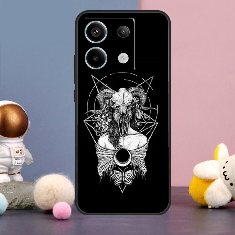 Hexerei Okkultes Pentagramm Hülle Für Xiaomi Redmi Note 14 9 10 11 12 13 15 Pro Plus Redmi 15 15C 10C 12C 13C 14C Abdeckung