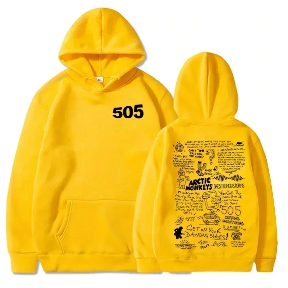 505 Hettegenser Arctic Monkeys Musikk Hettegenser Arctic Monkeys Merchandise Gave til Arctic Monkeys Topper Streetwear Unisex