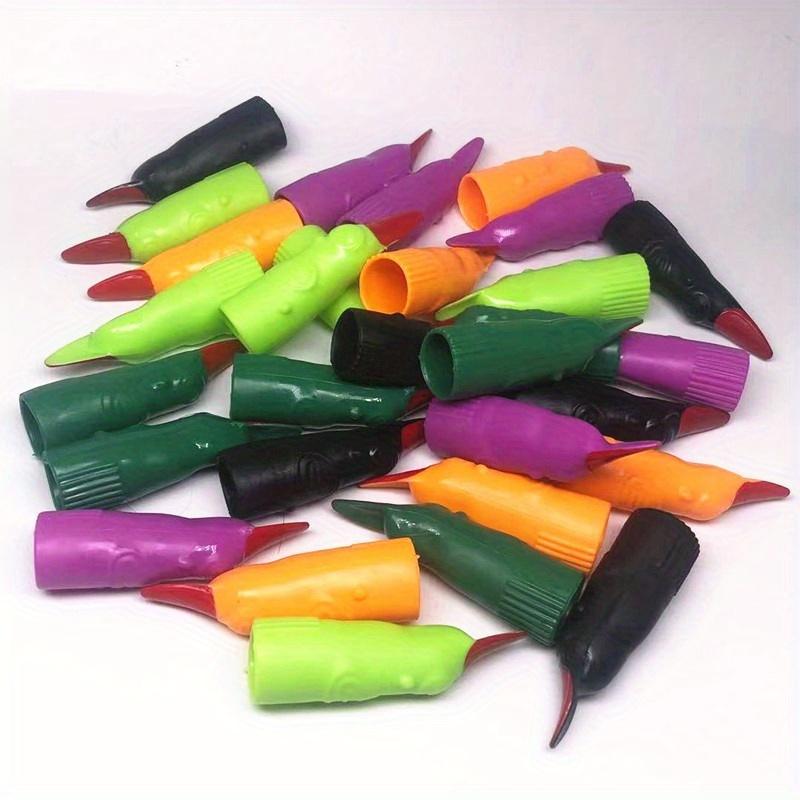 Halloween Prop Random Color Witch Ghost Holiday Party Decora Environmenatal Protection Zombie Fake Fingers Witch Nail Set Cover