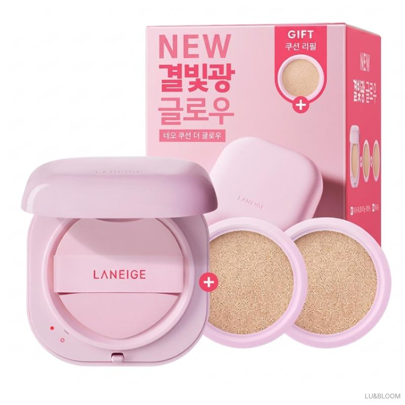Laneige New Neo Cushion The Glow 15g + Refill 15g + 15g (BTS Jin's Photo Book Limited Edition)