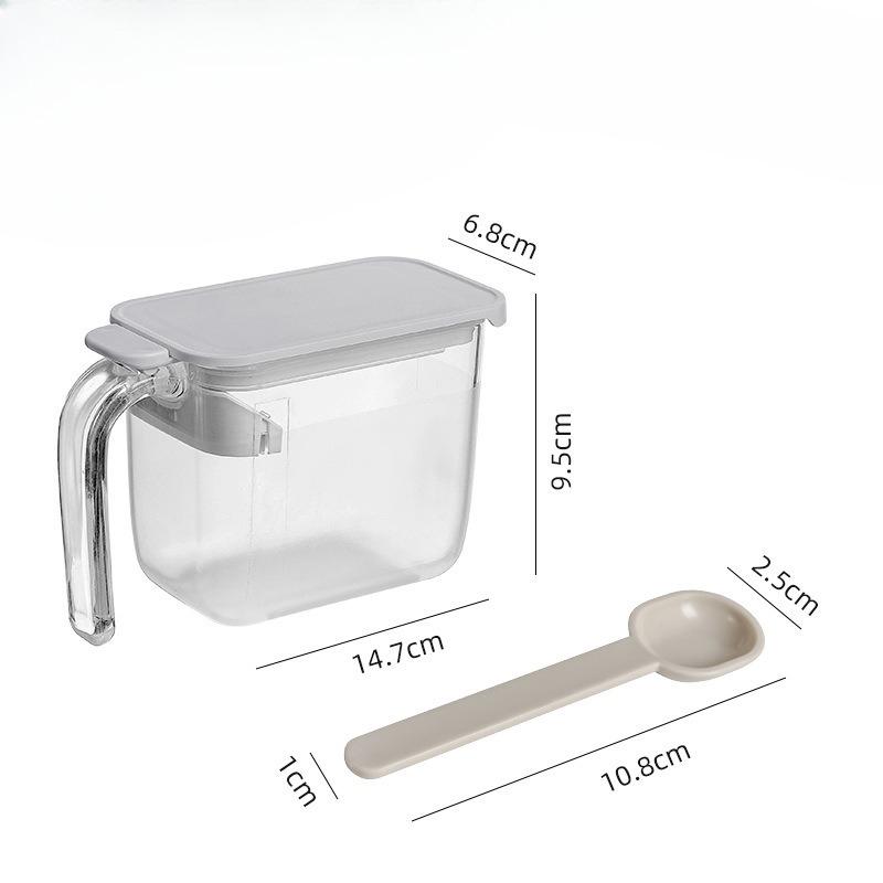 

Kitchen Seasoning Bottle Storage Rack, Seasoning Bottle Shelving Unit, Kitchen Salt and Pepper Seasoning Box, Household Seasoning Bottle Set сірий