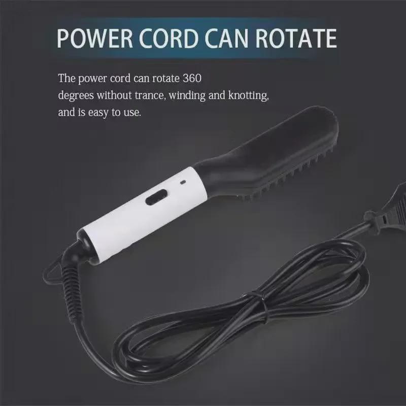 Pieptene Electric Multifuncțional: Îndreaptă, Buclează, Pufuie Părul Scurt