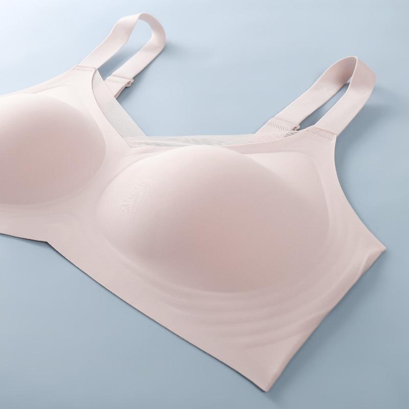 Women Seamless Soft Support Push Up No Underwire Fixed Cup Bra