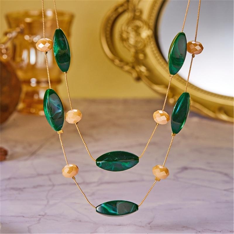 Alloy Collarbone Necklace with Geometric Designs for Various Occasions