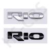 1 Pezzo Adesivo Auto 3D in ABS RIO Emblema Logo Bagagliaio Posteriore Decalcomania Auto Decorazione Carrozzeria Distintivo Decorazione Accessori