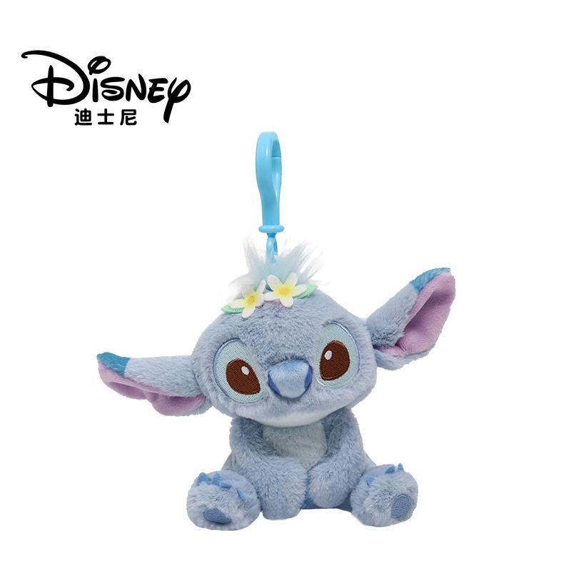 Disneys Lilo Stitch Stitch Angel Plush Figures Purple Anime Dolls Cute Keychain Charms Birthday Gifts Room Decor