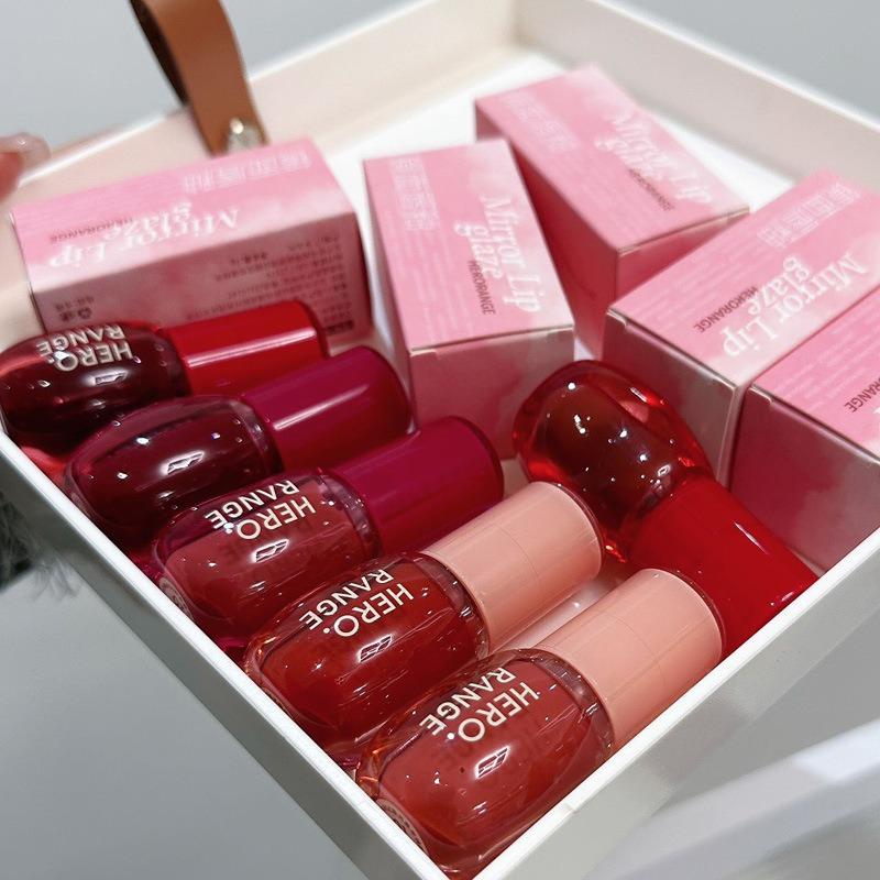 Herorange Mirror Lip Glaze Long Lasting Moisturizing Lip Gloss
