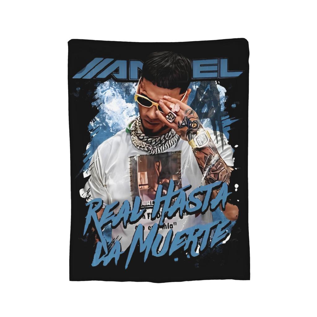 Anuel AA Rapper Hip Hop Singer Blanket Fleece  Winter  Breathable Lightweight Thin Throw Blankets for Bedding Couch Bedspread