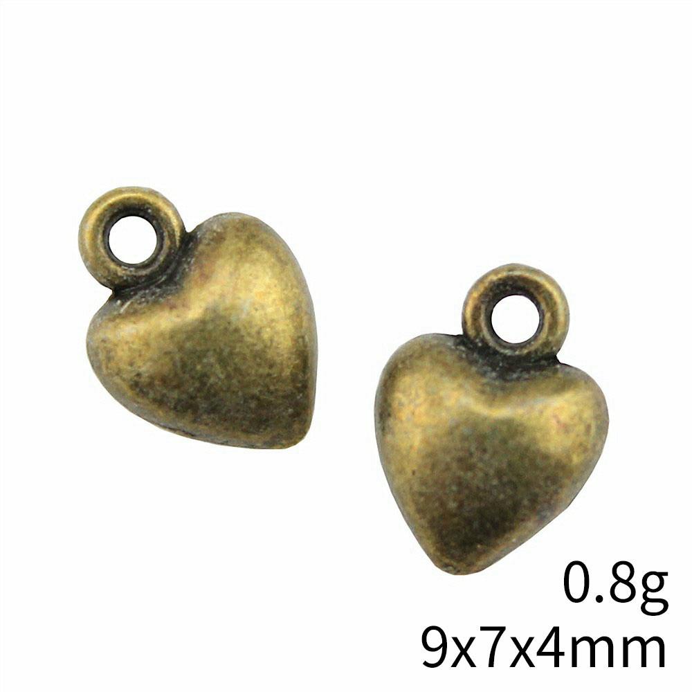 Back To School Charms Bulk Peach Heart Love Charms Pendant Women's Clothing Pendant
