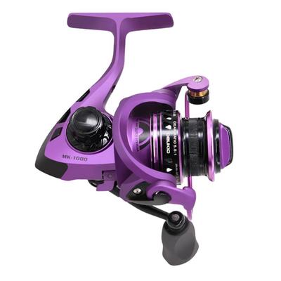 purple fishing reel