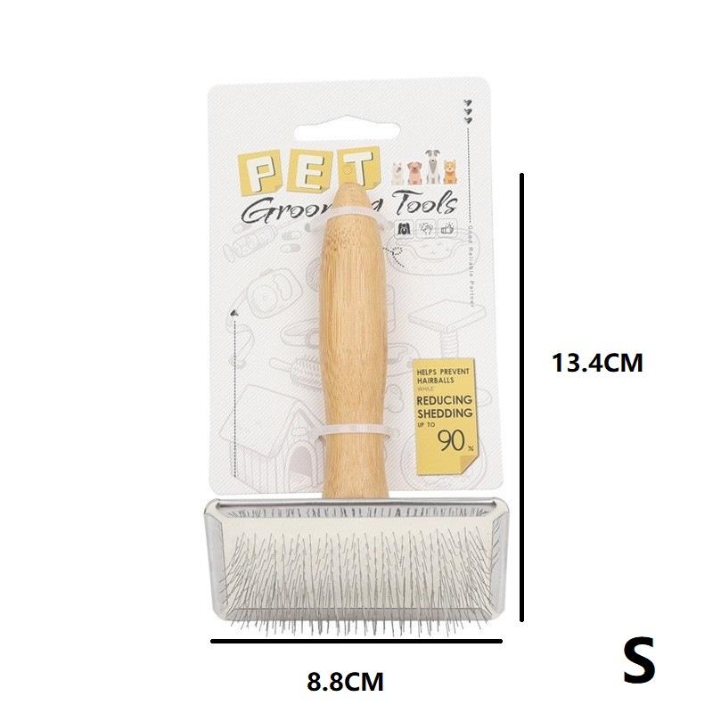 Neue Hundebürste Kurzhaar Hundekamm Massivholz Katzenkamm Tierhaarentferner Großer Hundekamm Auto Tierhaarbürste GSZ05