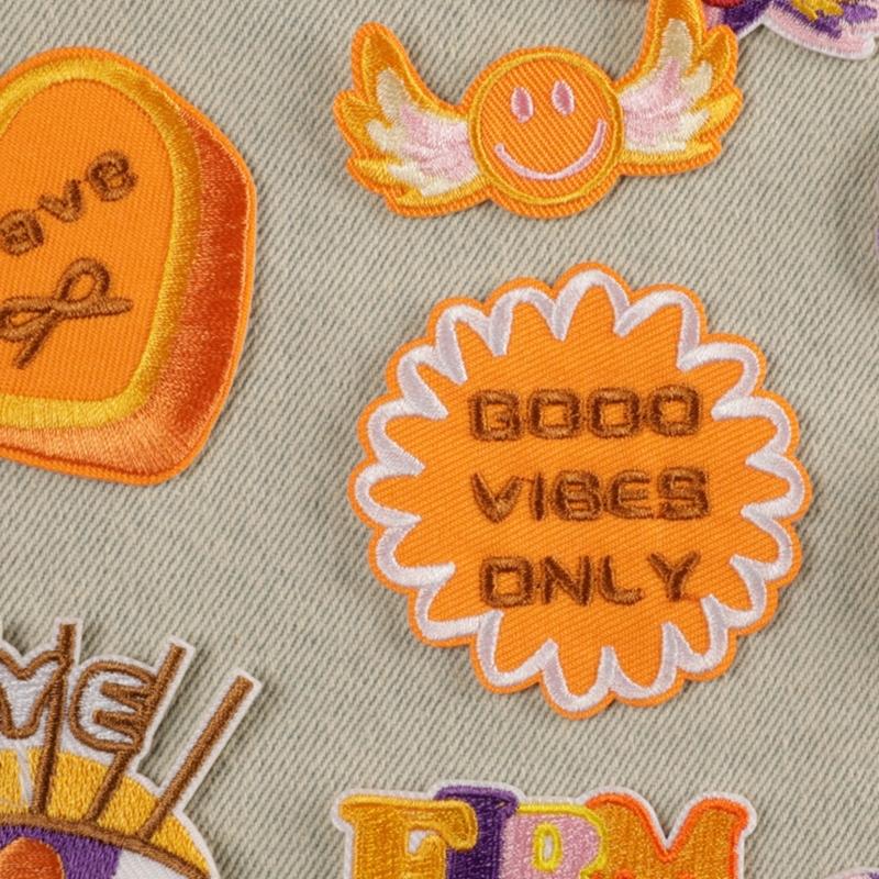 18 Pcs Flower Iron On Patches Applique Patches Roller Skates Repair Patches Speaker Embroidery Patches for Jeans