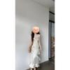 Pure Desire Wind Polka Dot Suspender Dress Irregular Summer Waist Thin French Beautiful Lotus Leaf Edge Long Dress Children