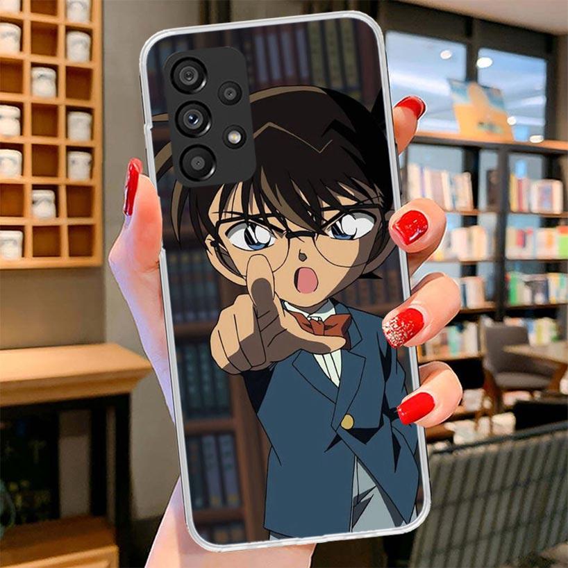 Anime Conan Phone Case For Samsung Galaxy A17 A37 A57 A16 A26 A36 A56 A15 A25 A35 A55 A14 A24 A34 A54 A13 A23 A33 A53 Galaxy A16