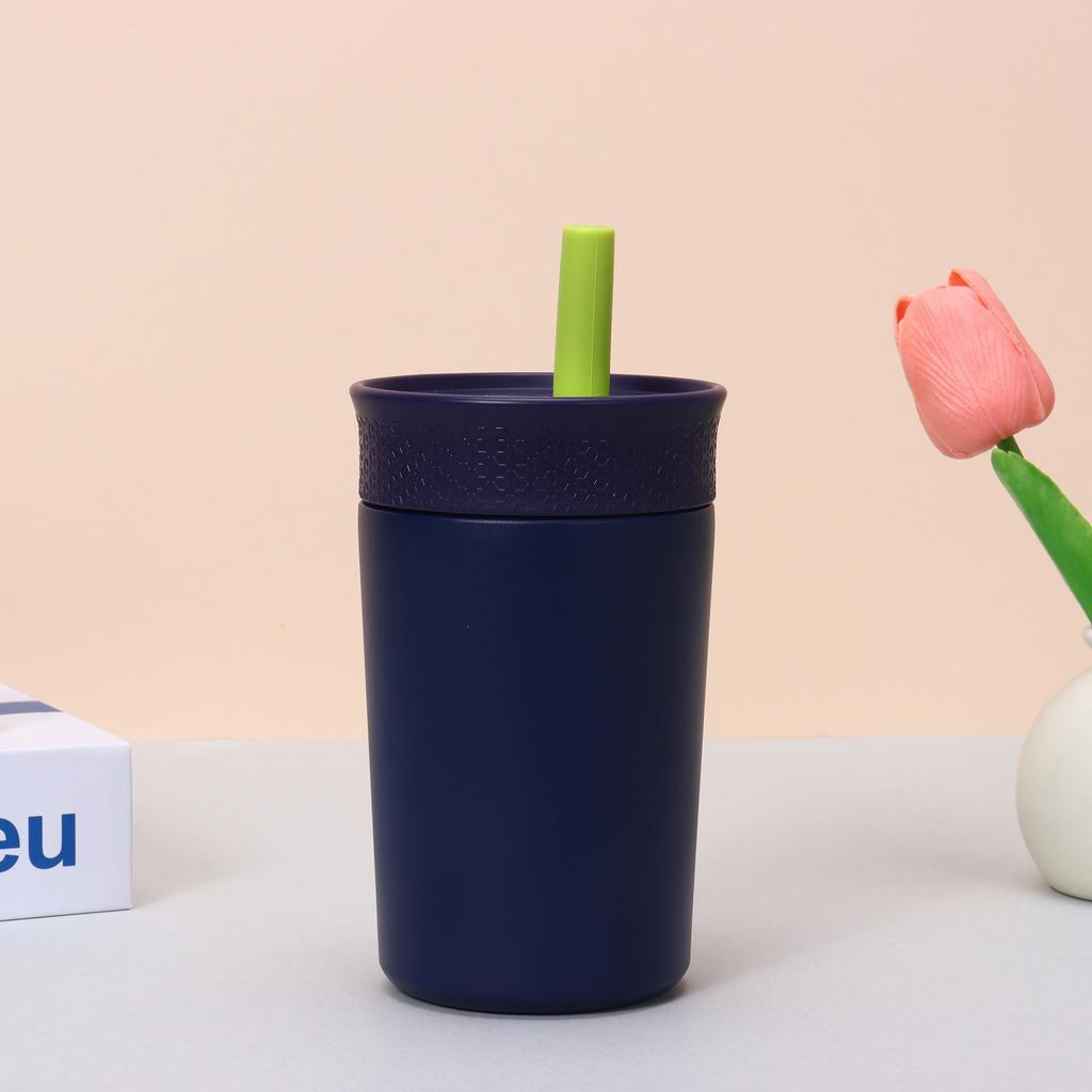 Neue owala gleiche Kaffeetasse Edelstahl hoher Wert tragbar Mini 12oz Strohhalm Auto-Becher