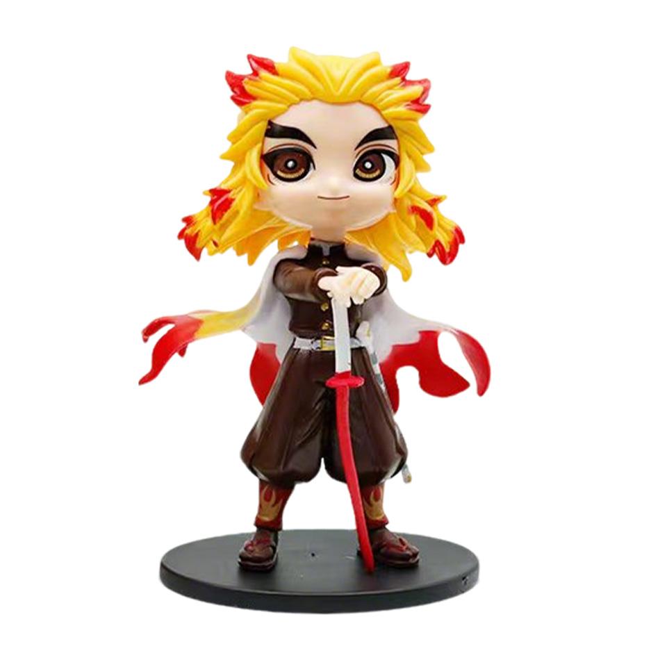 Anime Demon Slayer Figure Kamado Tanjirou Nezuko Action Figures Zenitsu Figurine Inosuke Kimetsu No Yaiba Figura PVC Model Toys