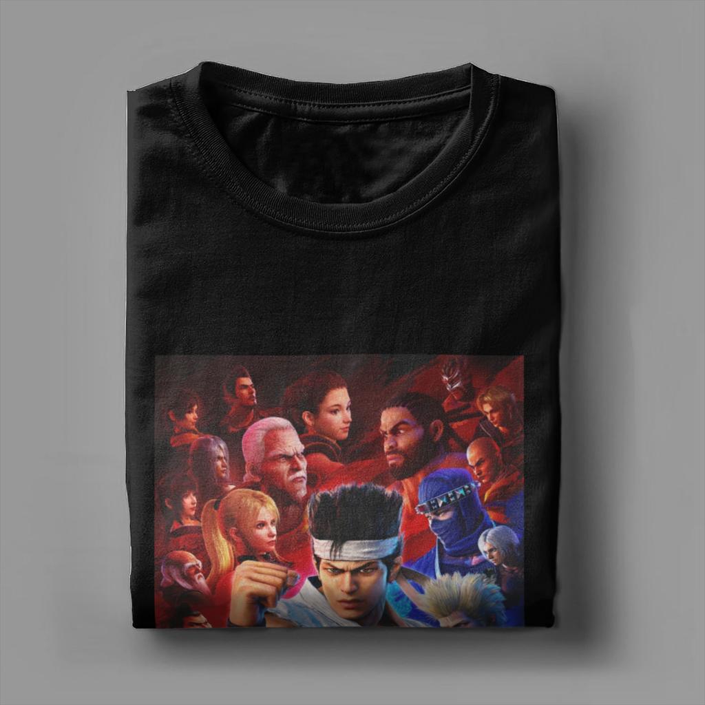 Virtua Fighter 5 Ultimate Showdown T-Shirt Men Fighting Game Novelty Cotton Tees Crewneck Short Sleeve T Shirts Printing Tops