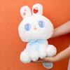 Little Cucu Sitting White Rabbit Plush Toy For Kids Girls Boys Gift