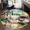 Personalized Dr. STONE Round Chair Office Rug - Perfect for Mat, Office Chair & More - Ideal Gift for Birthdays and Holidays