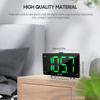 Digital Alarm Clock Radio with Dual Alarm Dimmer 9-inch LED Display FM Radio Sleep Timer Adjustable