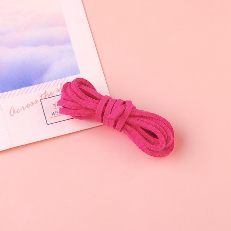 Korean suede rope for DIY jewelry making, 3mm braided wire for bracelets and necklaces. Add a touch of handmade to your accessories!