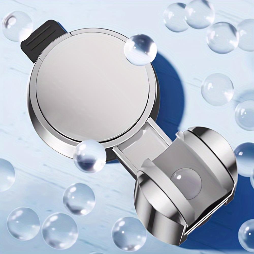 Musurjoy Adjustable Suction Cup Shower Head Holder - No-Drill, Removable Bathroom Accessory,