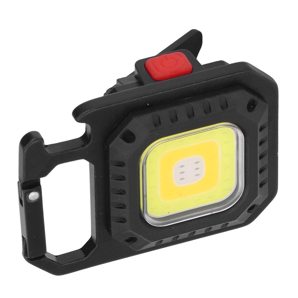 COB Small Flashlights Rechargeable Portable Mini Pocket Lights with Folding Triangle Bracket for