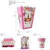 Wreath Unicorn Kids Birthday Party Supplies Magical Tableware Plates Cups Forks Napkins And Gifts