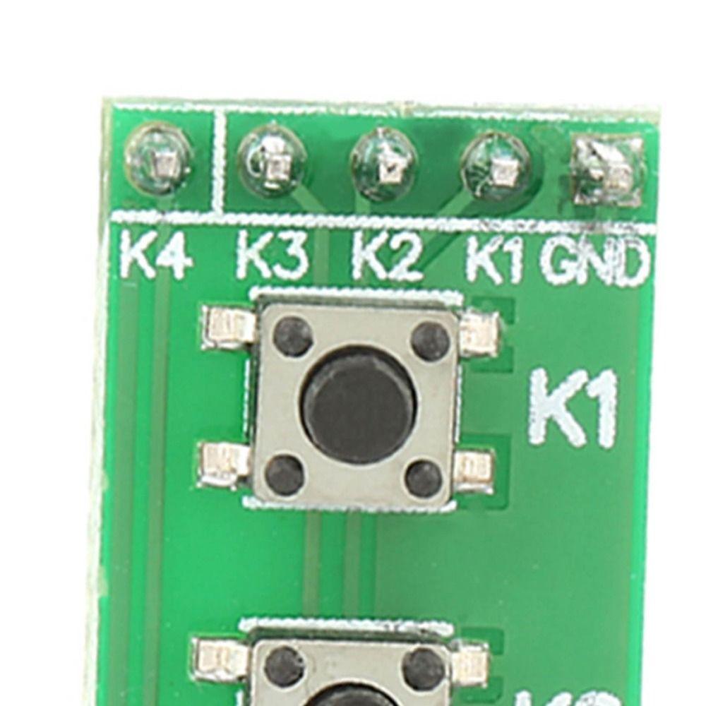 Keyboard Replacement Universal 4 Key Keyboard Module Industrial Grade Push Button Switch Module Keyboard Board Maker Projects
