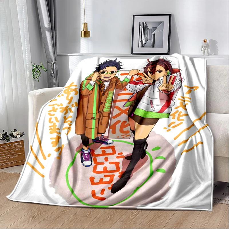 2026 New Style DAN DA DAN Anime Cartoon Blanket,Soft Throw Blanket for Home Bedroom Bed Sofa Picnic Travel Office Cover Kid Gift