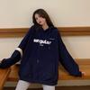 Women's Hooded Long Sleeve Oversized Sweatshirt Loose Fit Casual Pullover Top