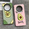 Cartoon Niedliche Avocado Weiche Handyhülle für Samsung Galaxy S24 S25 FE S26 Edge S23 Ultra S22 Plus S21 + Stoßfeste Abdeckung Rückschale