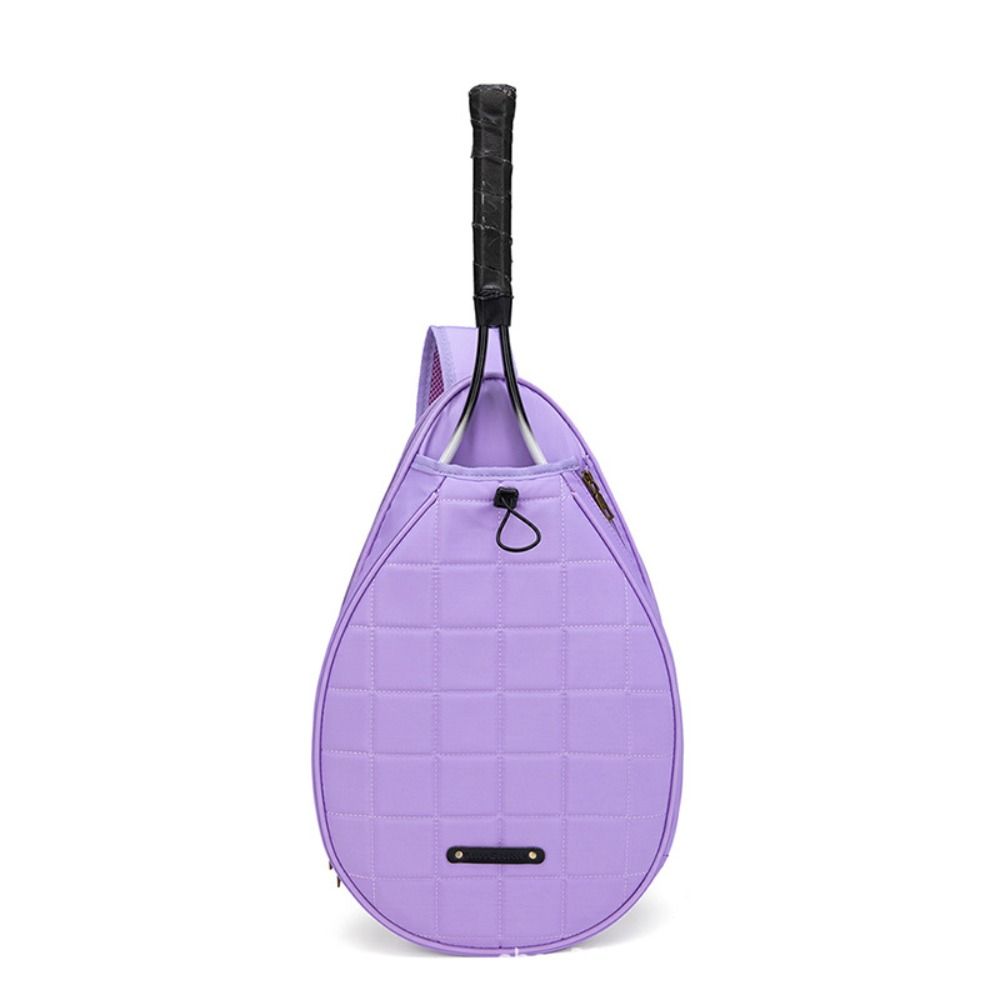 Handhållen Sport Enaxlad Tennisväska Stor Kapacitet Enfärgad Badmintonväska Koreansk Stil Crossbody Tennis Crossbodyväska Gym
